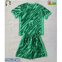 Nederland Keeper Hjemmedraktsett Barn EM 2024 Kortermet (+ Korte bukser)